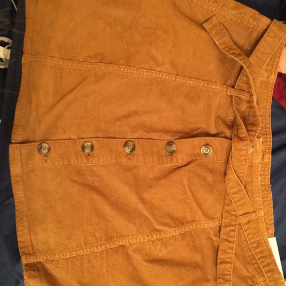Corduroy a line button up skirt - Picture 2 of 4